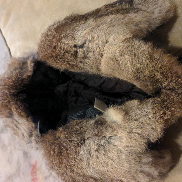 Norko Suede Rabbit Trim Trapper Cap - Picture 3 of 11